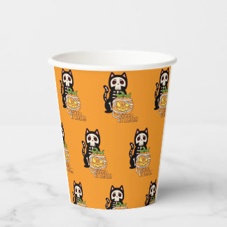 🧡 Creepy Bekers! 🎃 Papieren Bekers