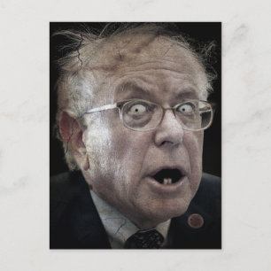 Creepy Bernie Sanders Face Briefkaart