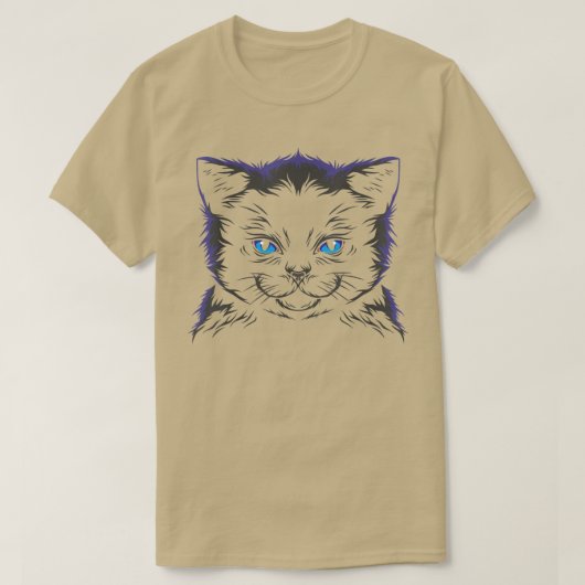 Creepy Black Cat93 T-shirt (Design voorkant)