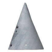 Creepy Black Widow Spiers in Triangular Web White Feesthoedjes (Rechts)