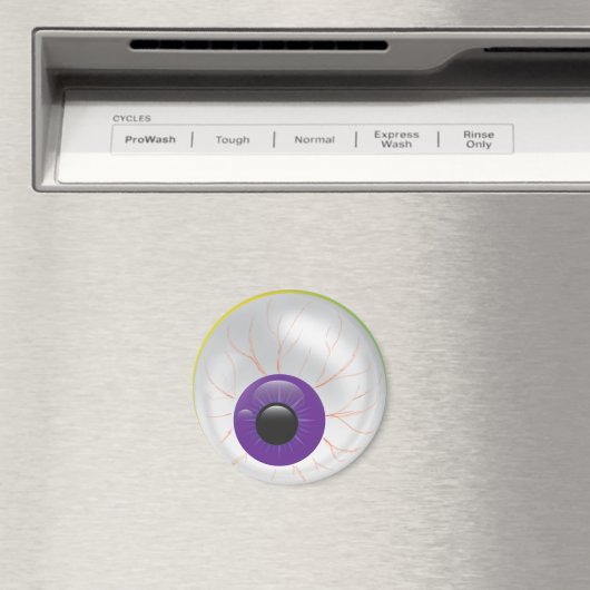 Creepy Bloodshot Zombie Eye Halloween Eyeball Magneet (Insitu (Vaatwasser))