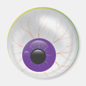 Creepy Bloodshot Zombie Eye Halloween Eyeball Magneet (Voorkant)