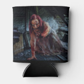 Creepy Bloody Girl Blikjeskoeler (Voorkant)