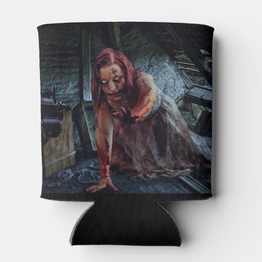 Creepy Bloody Girl Blikjeskoeler (Achterkant)