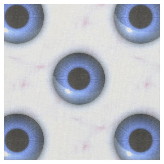 Creepy Blue Eyes stof (Close Up)