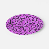 Creepy Brain Papieren Bordje (Gekanteld)