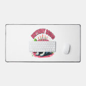 Creepy Cake Skull Birthday Squad Bureaumat (Keyboard & Muis)