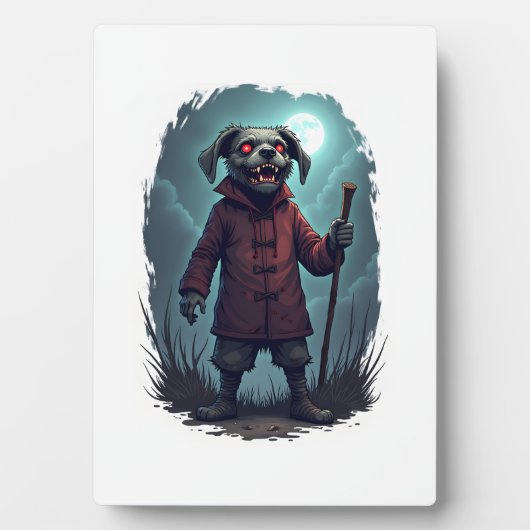 Creepy Cane Corso Fotoplaat (voorkant)