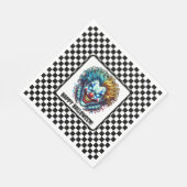 Creepy Carnival Clown Halloween Papier servet (Hoek)