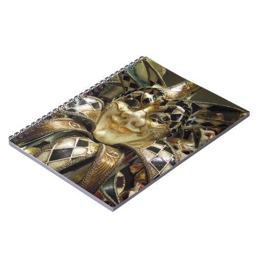 Creepy Carnival Masker Notitieboek (Linkerzijde)