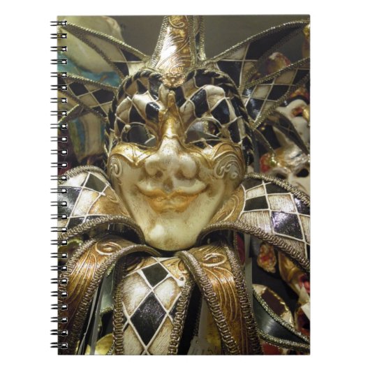 Creepy Carnival Masker Notitieboek (Voorkant)
