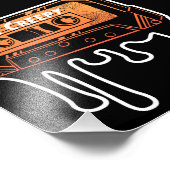 Creepy Cassette Driving Tape Halloween Music Foto Afdruk (Hoek)