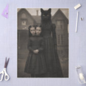 Creepy Cat Family  Tissuepapier (Craft)
