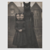 Creepy Cat Family  Tissuepapier (Voorkant)