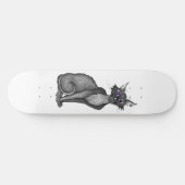 Creepy Cat Skateboard (Horizontaal)