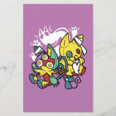 Creepy Cats Halloween Art: Paw-sitively angstaanja (Voorkant)