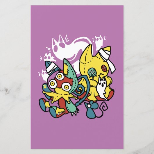 Creepy Cats Halloween Art: Paw-sitively angstaanja (Voorkant)