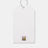 Creepy Cats Halloween Art: Paw-sitively angstaanja Cadeaulabel (Achterkant)