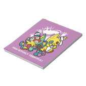 Creepy Cats Halloween Art: Paw-sitively angstaanja Notitieblok (Linkerzijde)