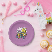 Creepy Cats Halloween Art: Paw-sitively angstaanja Papieren Bordje (Feest)