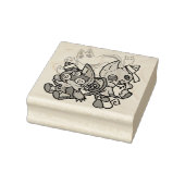 Creepy Cats Halloween Art: Paw-sitively angstaanja Rubberstempel (Stempel)