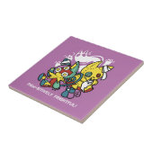 Creepy Cats Halloween Art: Paw-sitively angstaanja Tegeltje (Zijkant)