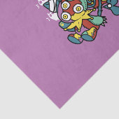 Creepy Cats Halloween Art: Paw-sitively angstaanja Tissuepapier (Detail)