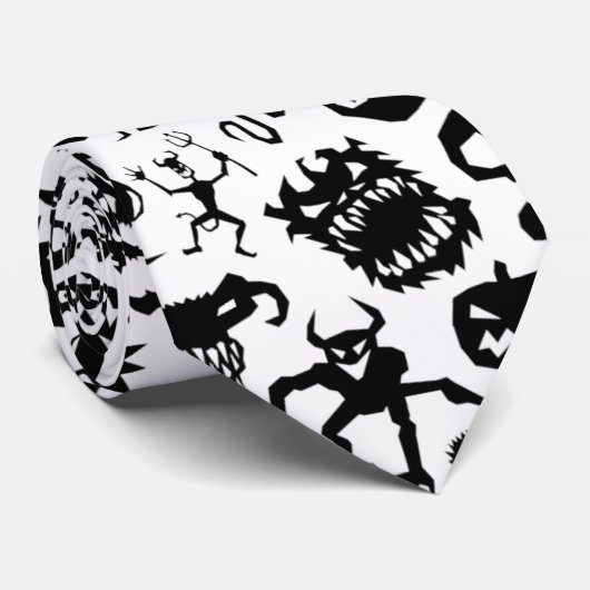 Creepy Characters Stropdas (Opgerold)