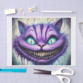 Creepy Cheshire Cat Decoupage Papier (Craft)
