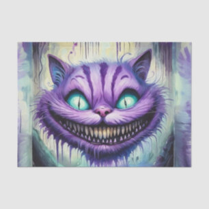 Creepy Cheshire Cat Decoupage Papier