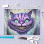 Creepy Cheshire Cat Decoupage Papier (Craft)