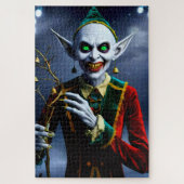 Creepy Christmas Elf Legpuzzel (Verticaal)