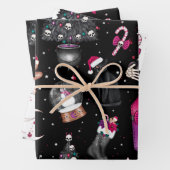 Creepy Christmas Favoriete Dingen Inpakpapier Vel (In situ)