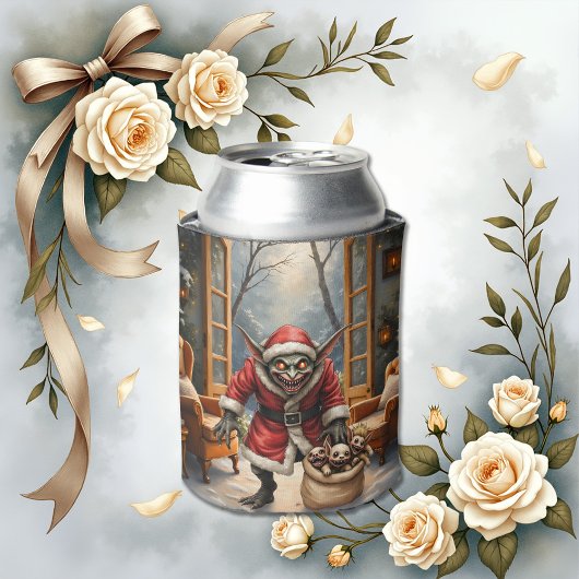 Creepy Christmas Goblin – Dark Fantasy Evil Santa Blikjeskoeler