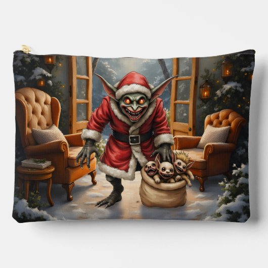 Creepy Christmas Goblin – Dark Fantasy Evil Santa Etui (Voorkant)