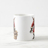 Creepy Christmas Goblin – Dark Fantasy Evil Santa Koffiemok (Center)
