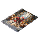 Creepy Christmas Goblin – Dark Fantasy Evil Santa Notitieboek (Linkerzijde)