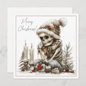 Creepy Christmas Skeleton (Voorkant / Achterkant)
