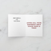 Creepy Circus Clown Halloween Verjaardag Kaart (Binnen)