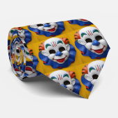 Creepy Circus Clown Stropdas (Opgerold)
