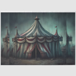 Creepy Circus Tent Moody Decoupage Papier