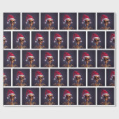 Creepy Claus Kerstmis Cadeaupapier (Vlak)