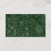 Creepy Cloister 01 - Abstact Tex - Donkergroen Visitekaartje (Achterkant)