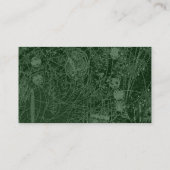 Creepy Cloister 02 - Abstact Tex - Donkergroen Visitekaartje (Achterkant)