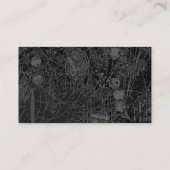Creepy Cloister 02 - Abstact Tex - Zwart Visitekaartje (Achterkant)