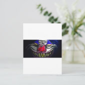 Creepy Clowm Briefkaart (Staand voorkant)