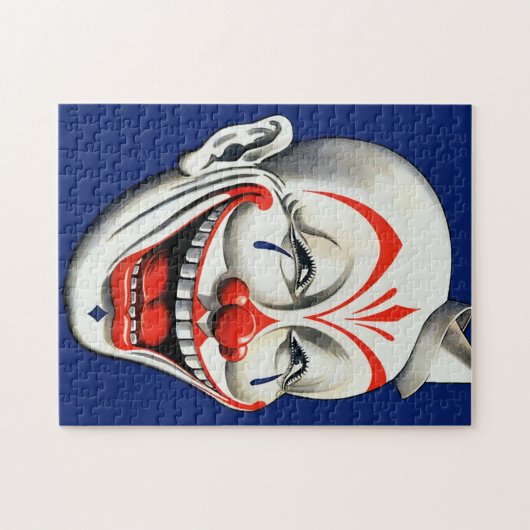 Creepy  Clown 10 Puzzle Legpuzzel (Horizontaal)