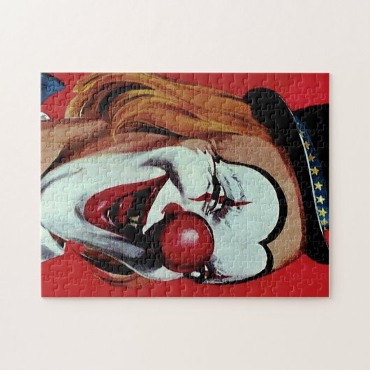 Creepy  Clown 8 Puzzle Legpuzzel (Horizontaal)