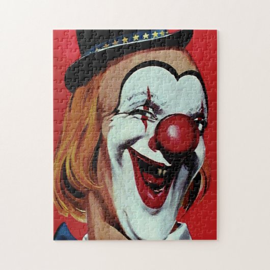 Creepy Clown 8 Puzzle Legpuzzel (Verticaal)