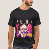 Creepy Clown Balloon Halloween T-Shirt" T-shirt (Voorkant)